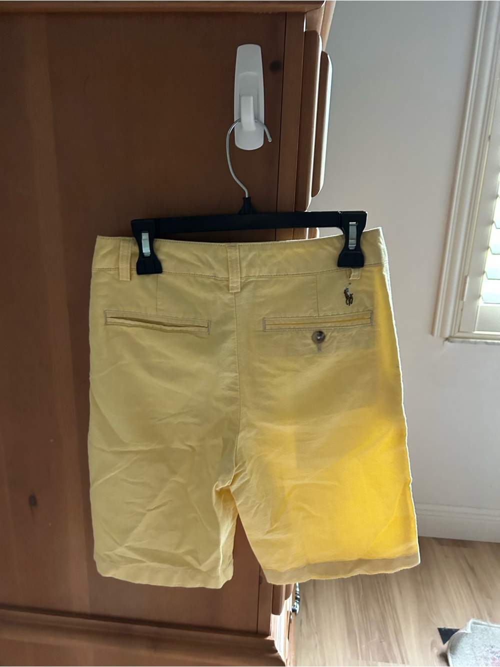 Polo by Ralph Lauren Yellow Flat Front Chino Shorts
